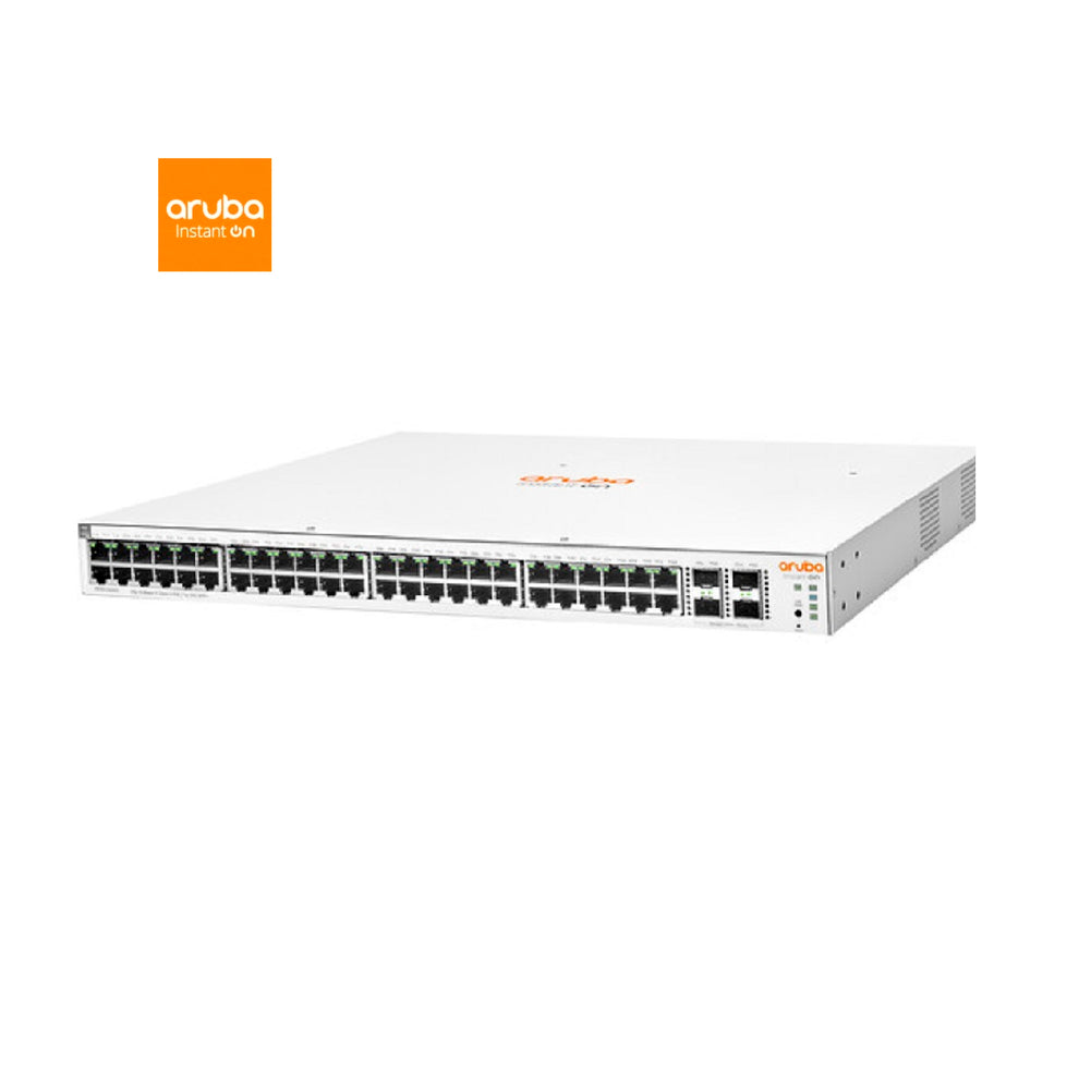 Aruba JL686B Instant On Smart Managed Rackmount Gigabit PoE+ Switch ...