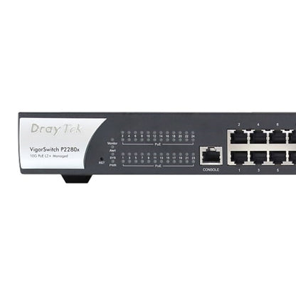 DrayTek VSP2280X-K VigorSwitch PoE+ Rackmount 24-Port Gigabit Switch