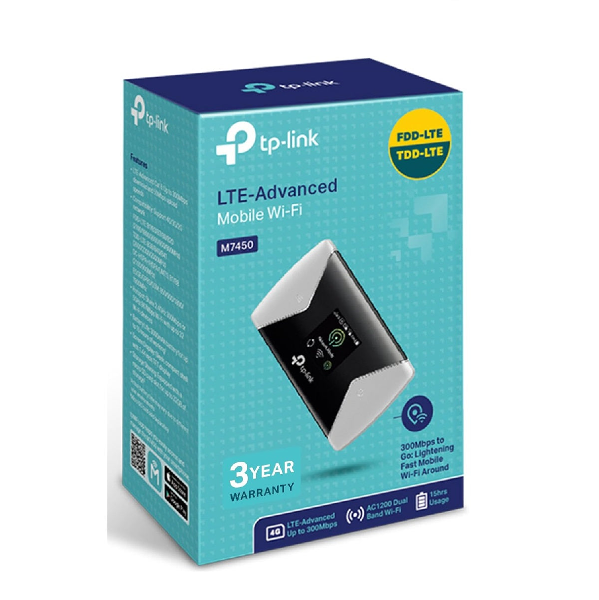 TP-Link M7450 Portable WiFi 5 LTE-A Cat 6 4G Travel Router