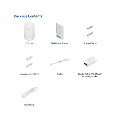 Ubiquiti LTU-Lite Outdoor 5GHz 13dBi PtMP WiFi Point to Point Link