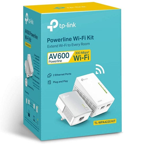 TP-Link TL-WPA4220KIT AV600 HomePlug WiFi