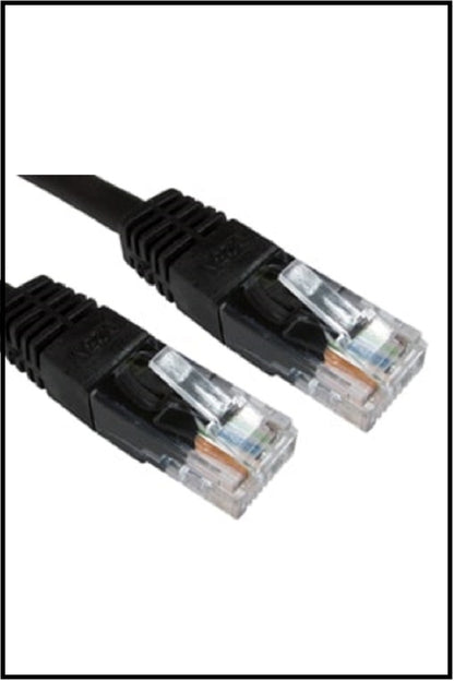 EssCable ERT-600-HK-10X Black 0.25m CAT6 Ethernet Cable Ten Pack