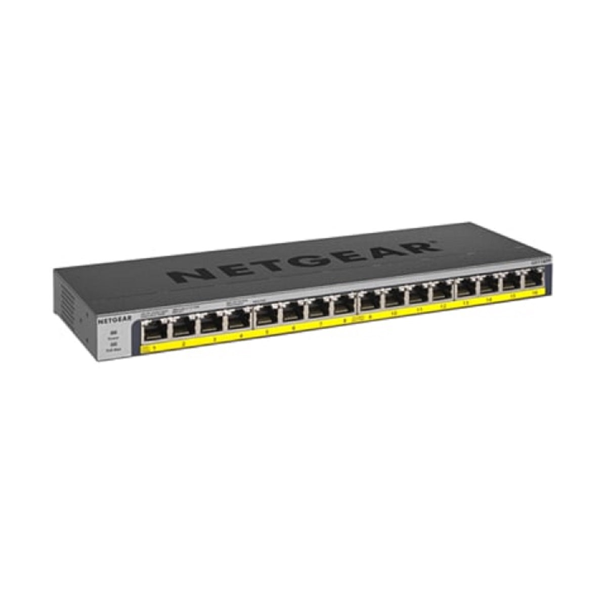 Netgear GS116PP ProSAFE FlexPoE Unmanaged 16 Port Gigabit Switch