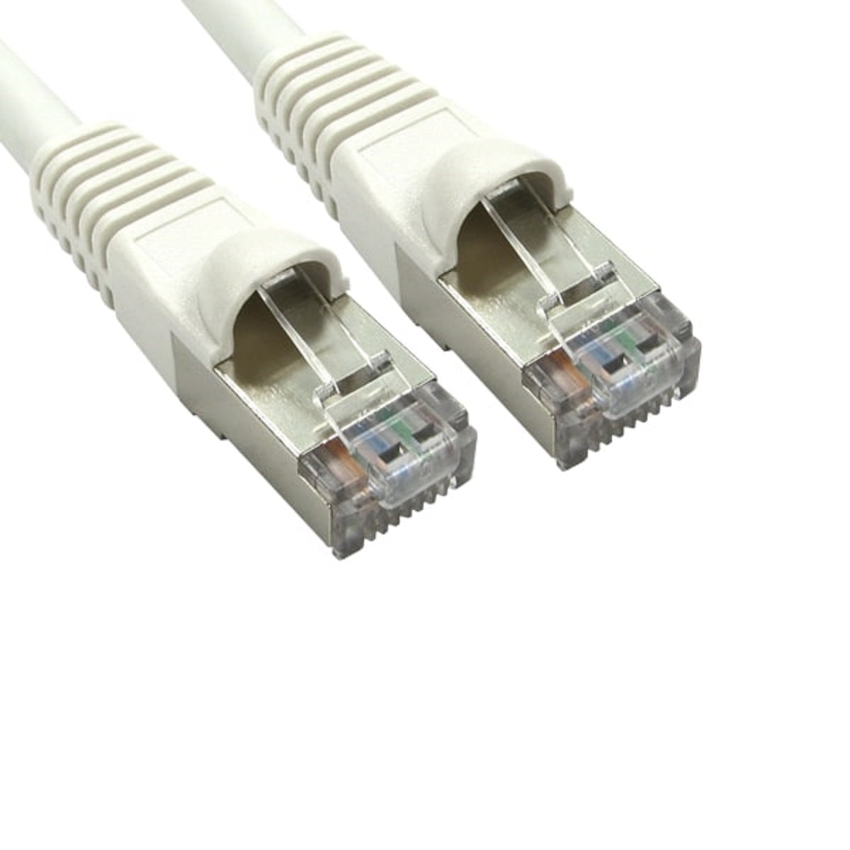 White Shielded ART-102W 2m CAT6a Ethernet Patch Cable